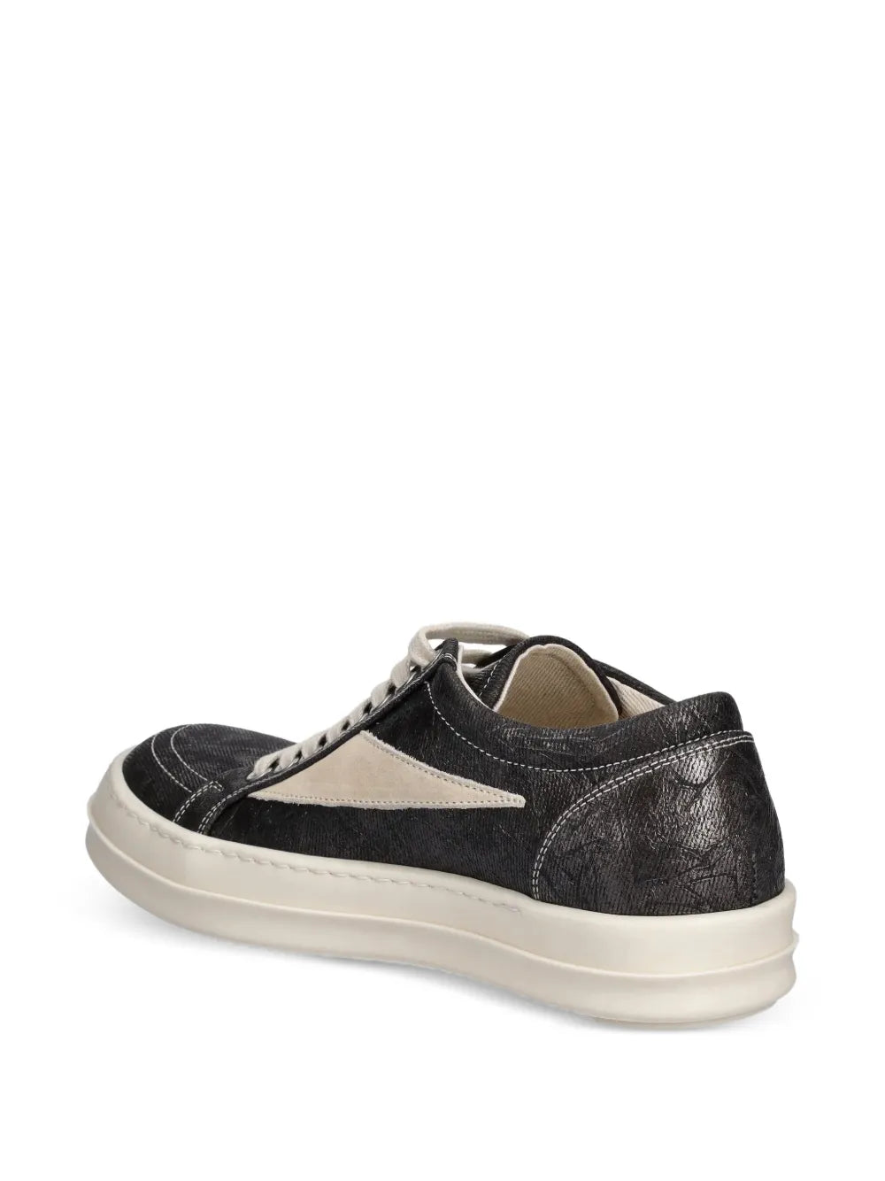 Rick Owens DRKSHDW Vintage Sneaks Metallic-Effect