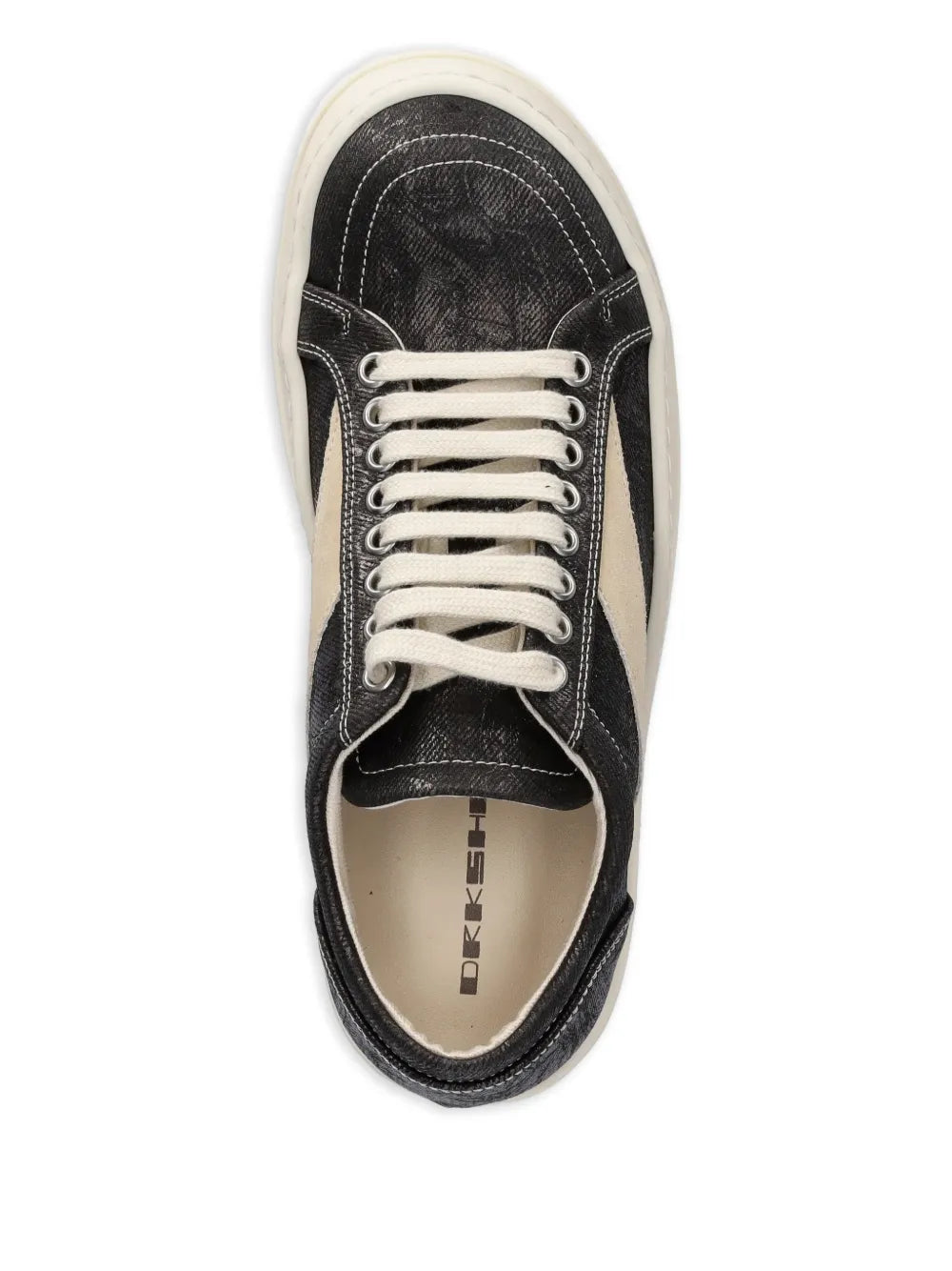 Rick Owens DRKSHDW Vintage Sneaks Metallic-Effect