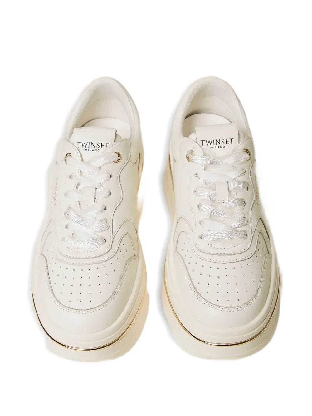 TWINSET Lace-Up Platform