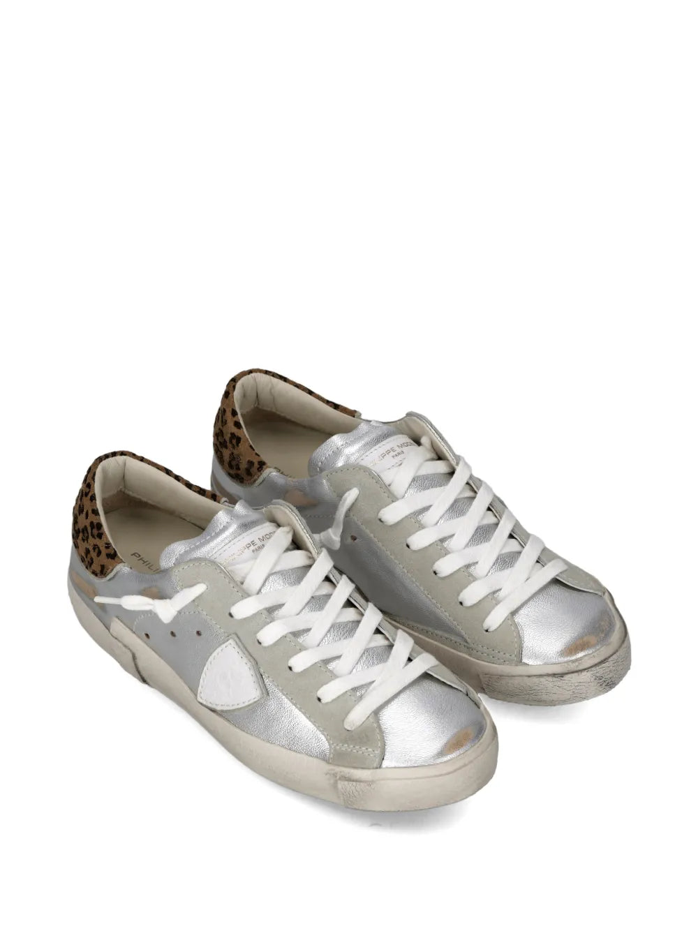 Philippe Model Paris Prsx Leopard-Print Low Trainers