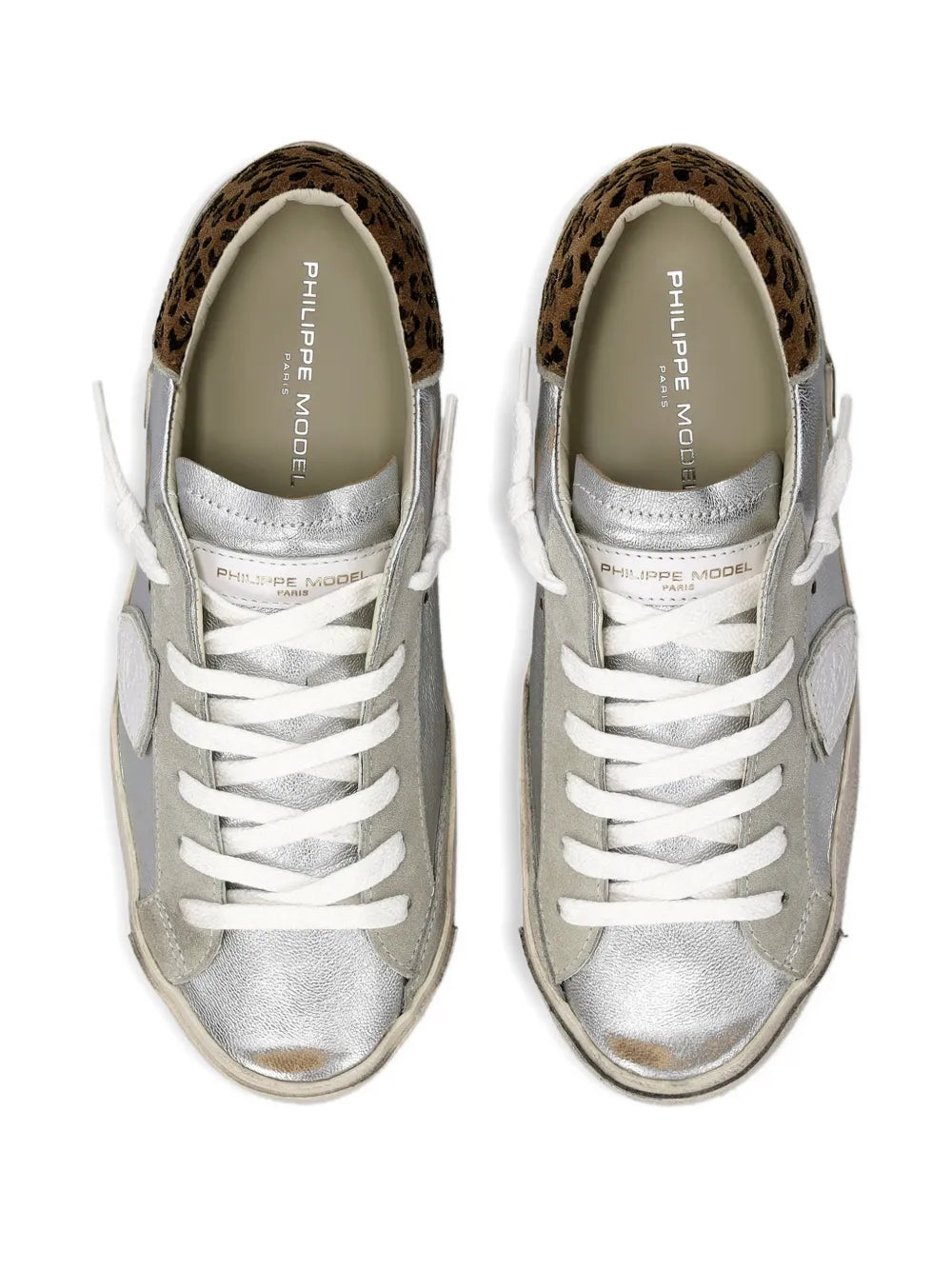 Philippe Model Paris Prsx Leopard-Print Low Trainers