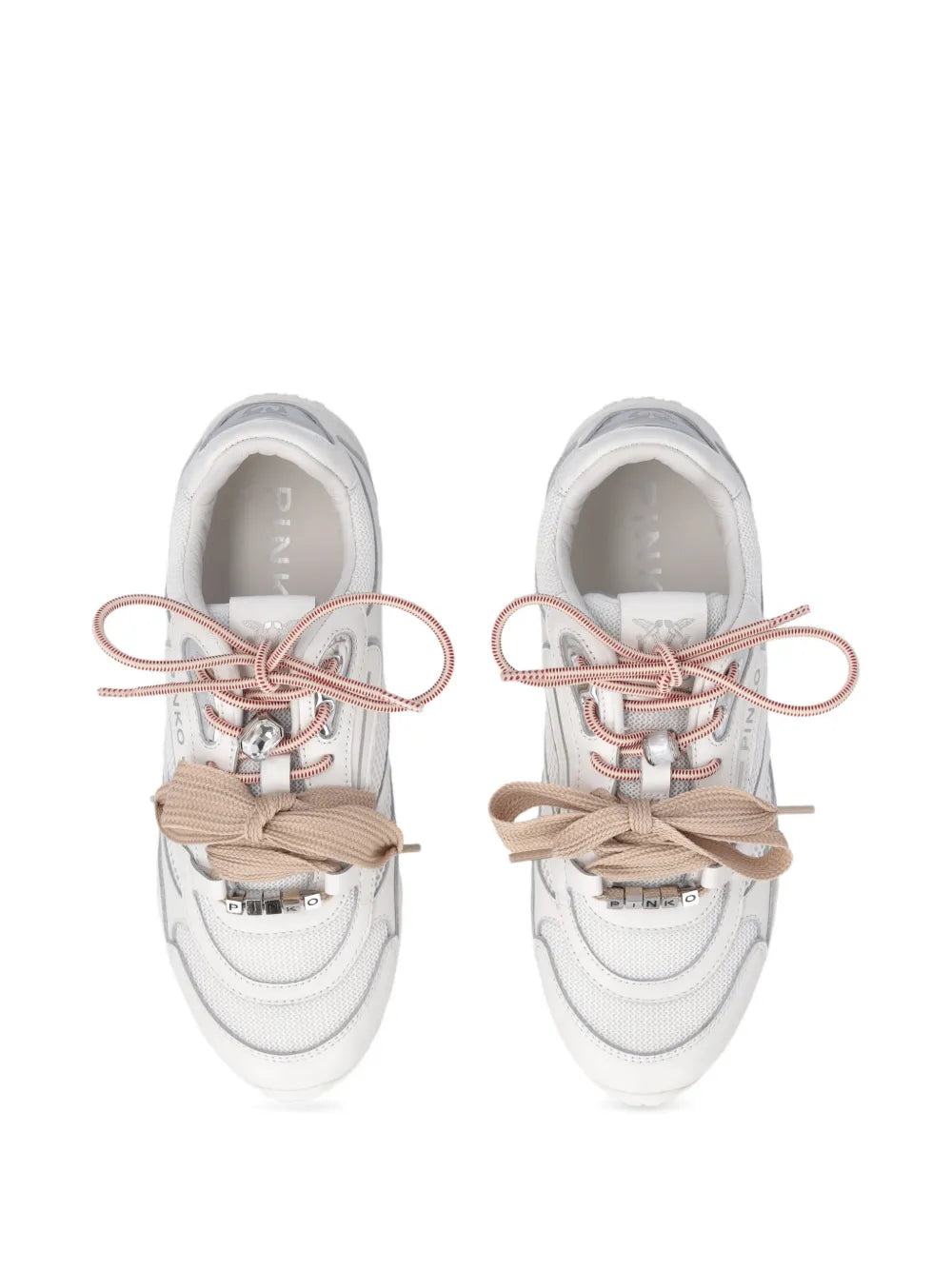 PINKO Logo-Lettering Lace-Up