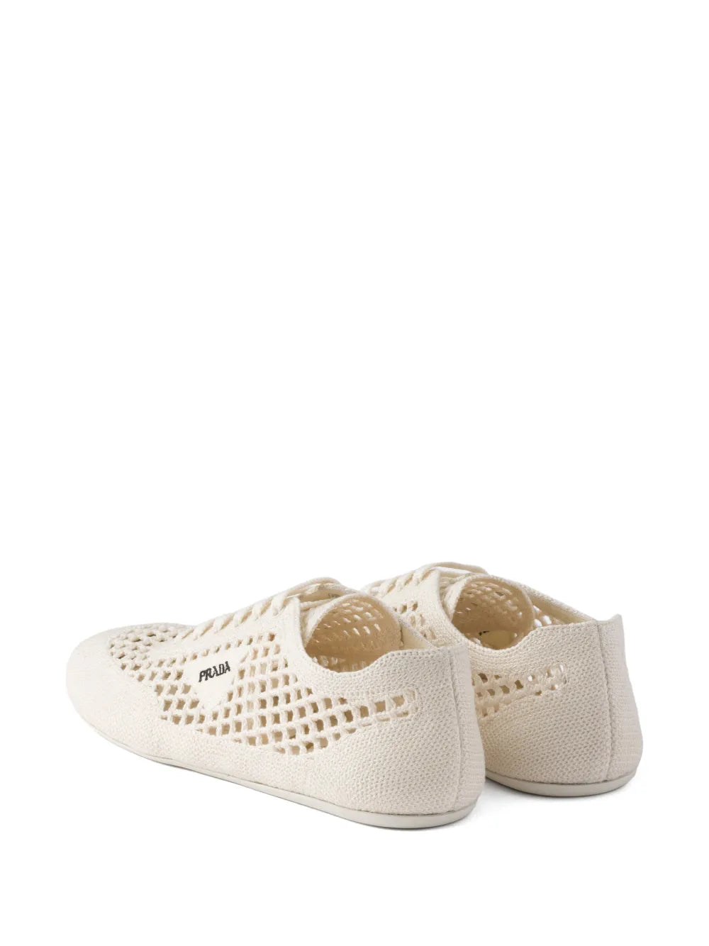 Prada Round-Toe Lace-Up