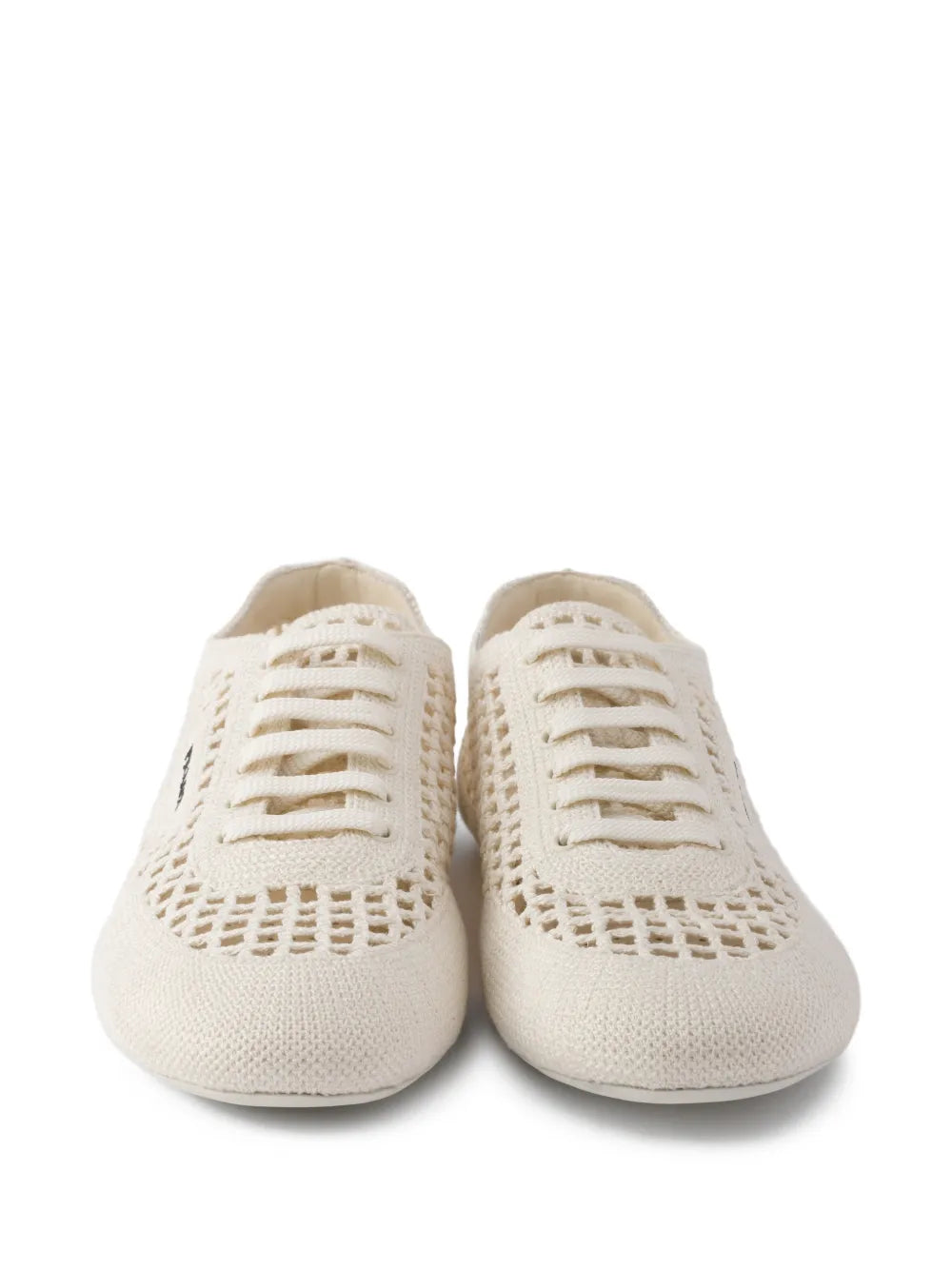 Prada Round-Toe Lace-Up