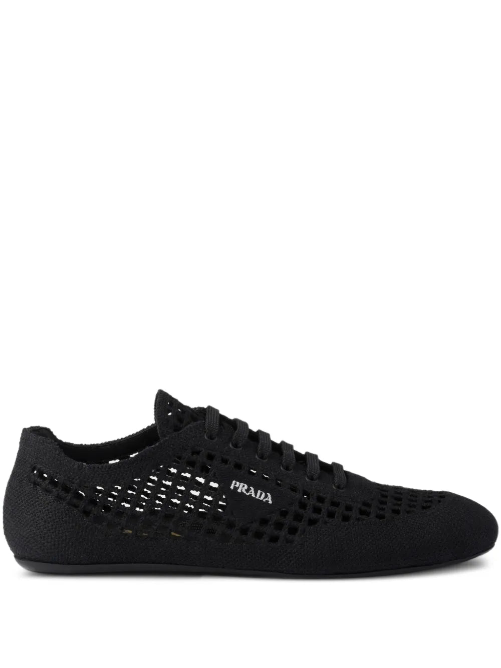 Prada Round-Toe Lace-Up