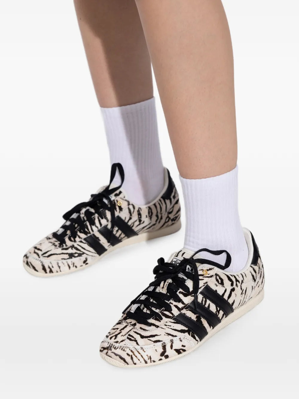 adidas Striped Three Stripe Trainers