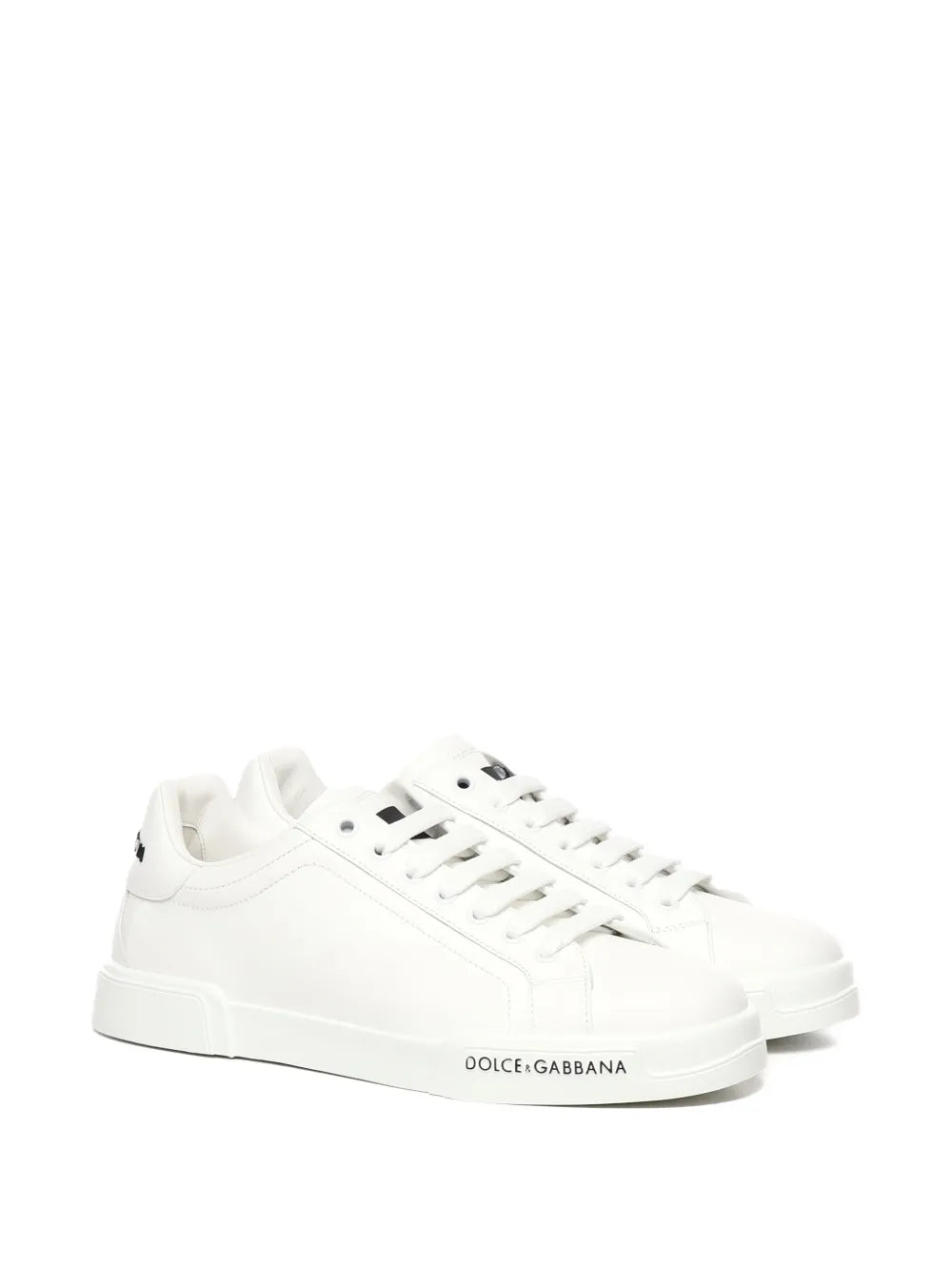 Dolce & Gabbana Portofino Leather Low-Top