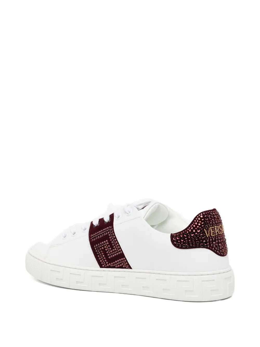 Versace Crystal-Embellished Trainers