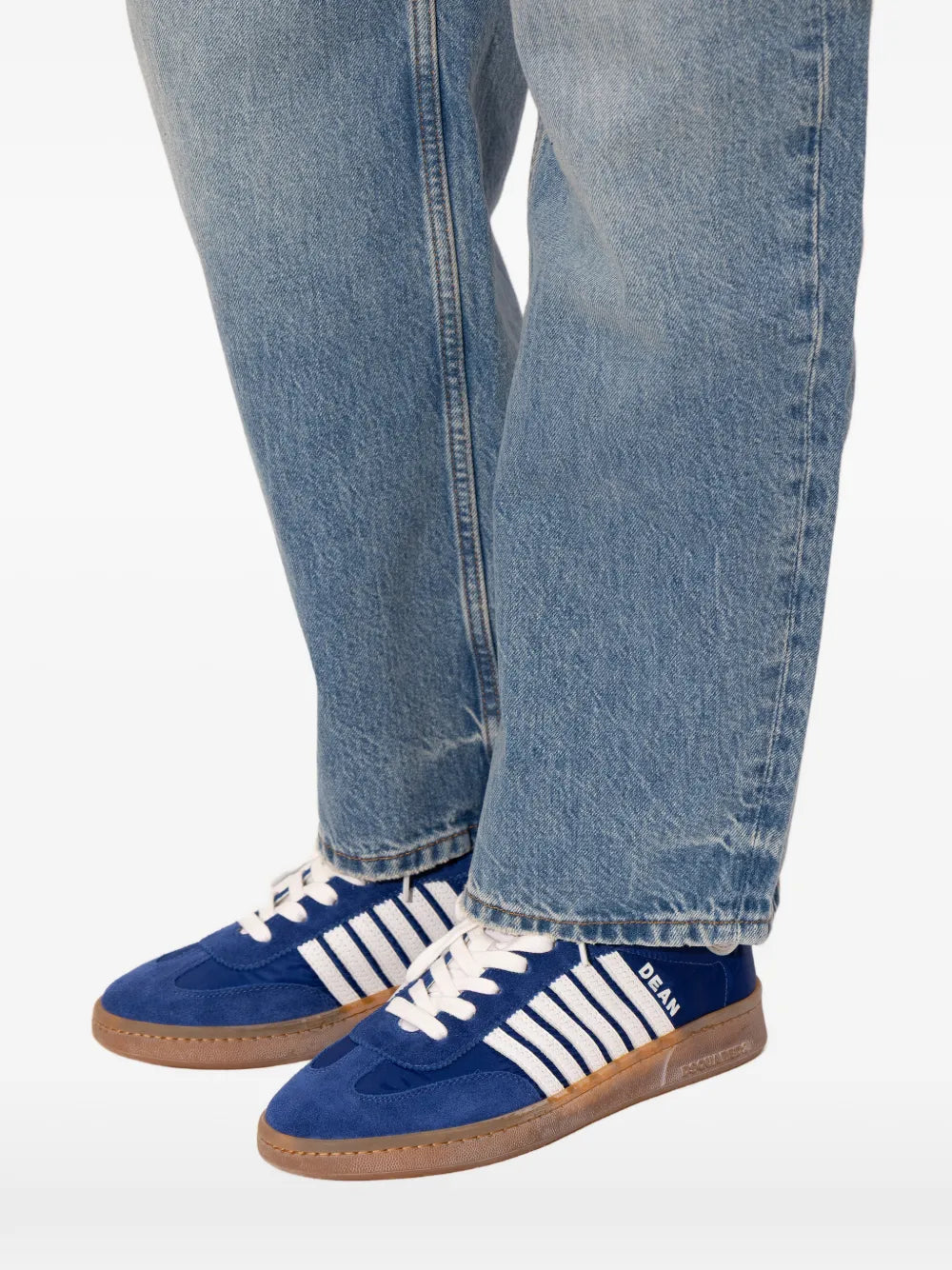 DSQUARED2 Boxer Striped Leather