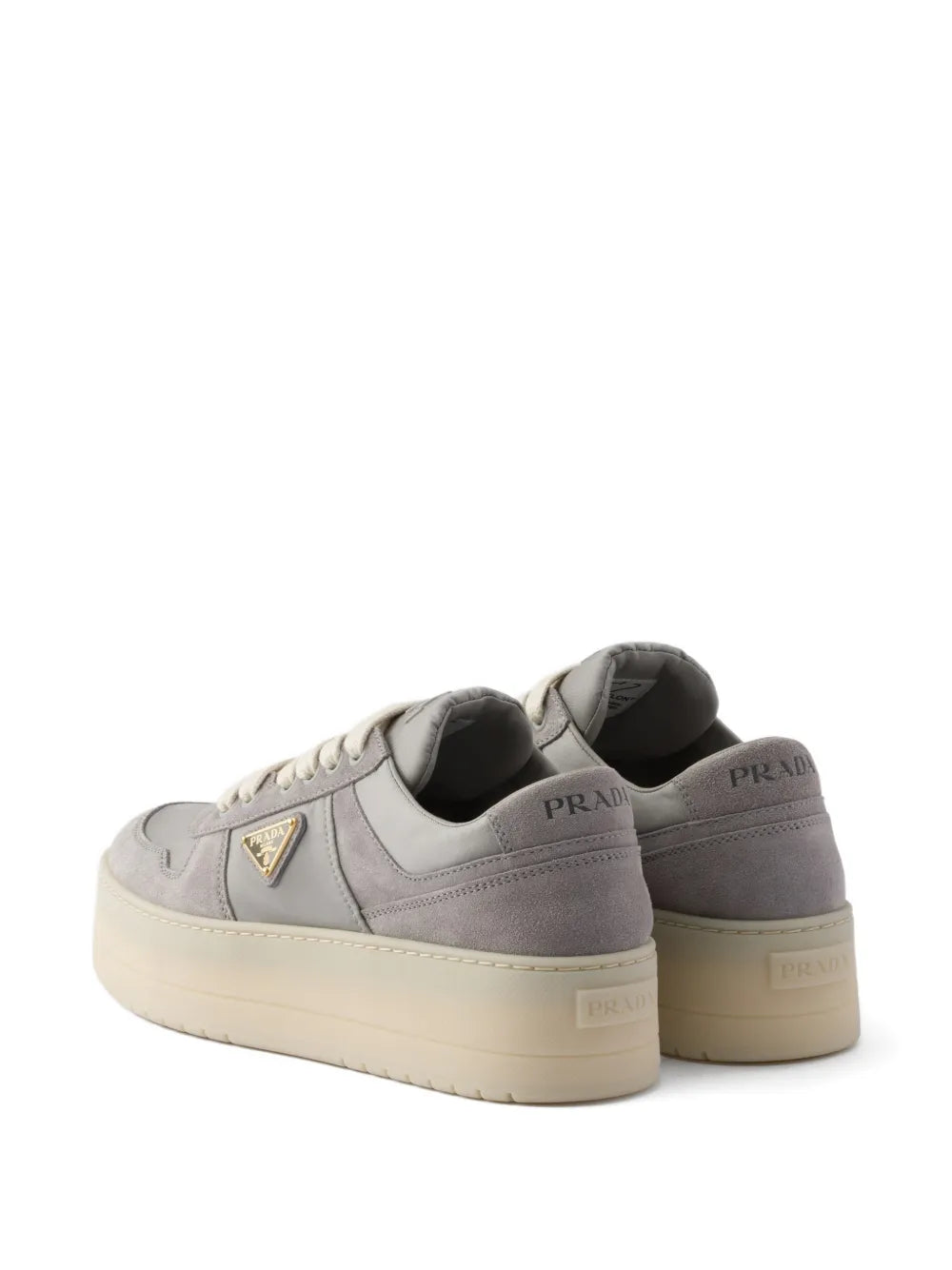 Prada Downtown Bold Suede Platform