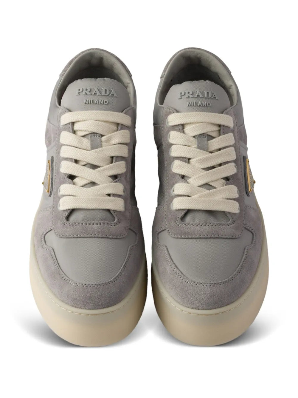 Prada Downtown Bold Suede Platform