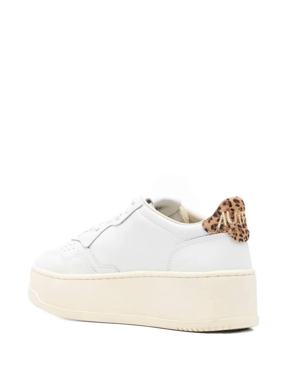 Autry Medalist Platform Leopard-Panel