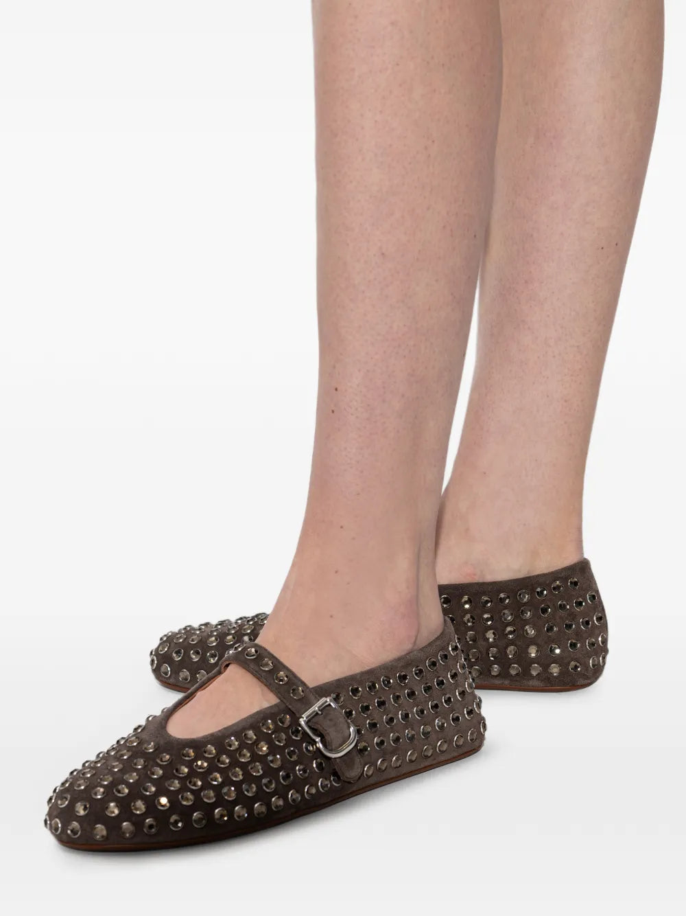 Ala Studded Buckle Trainers