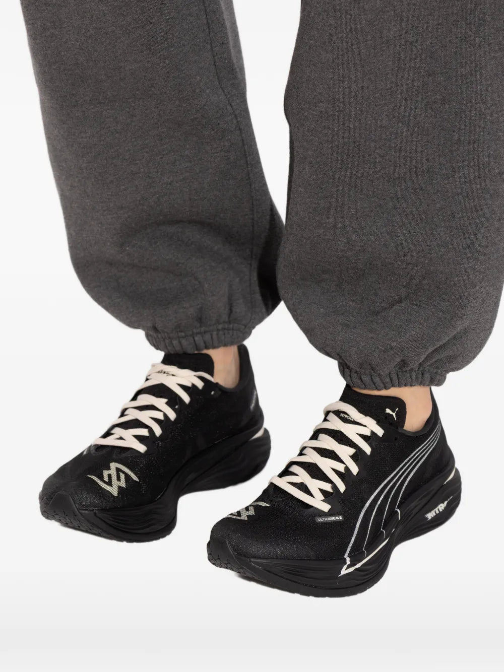 PUMA Panelled Lace-Up Trainers