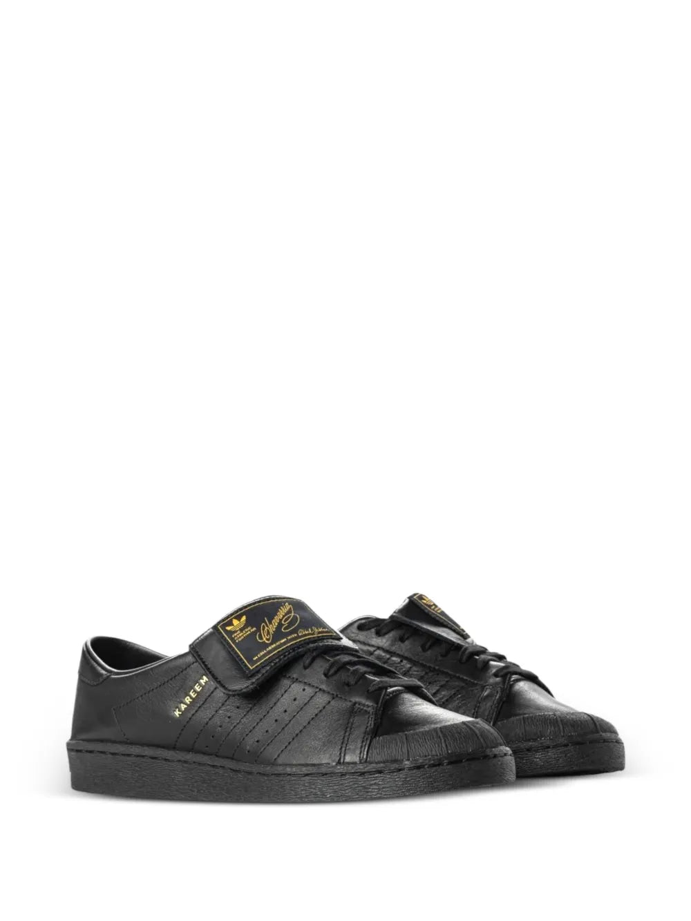 Willy Chavarria X adidas Kareem Double-Strap Leather Sneakers