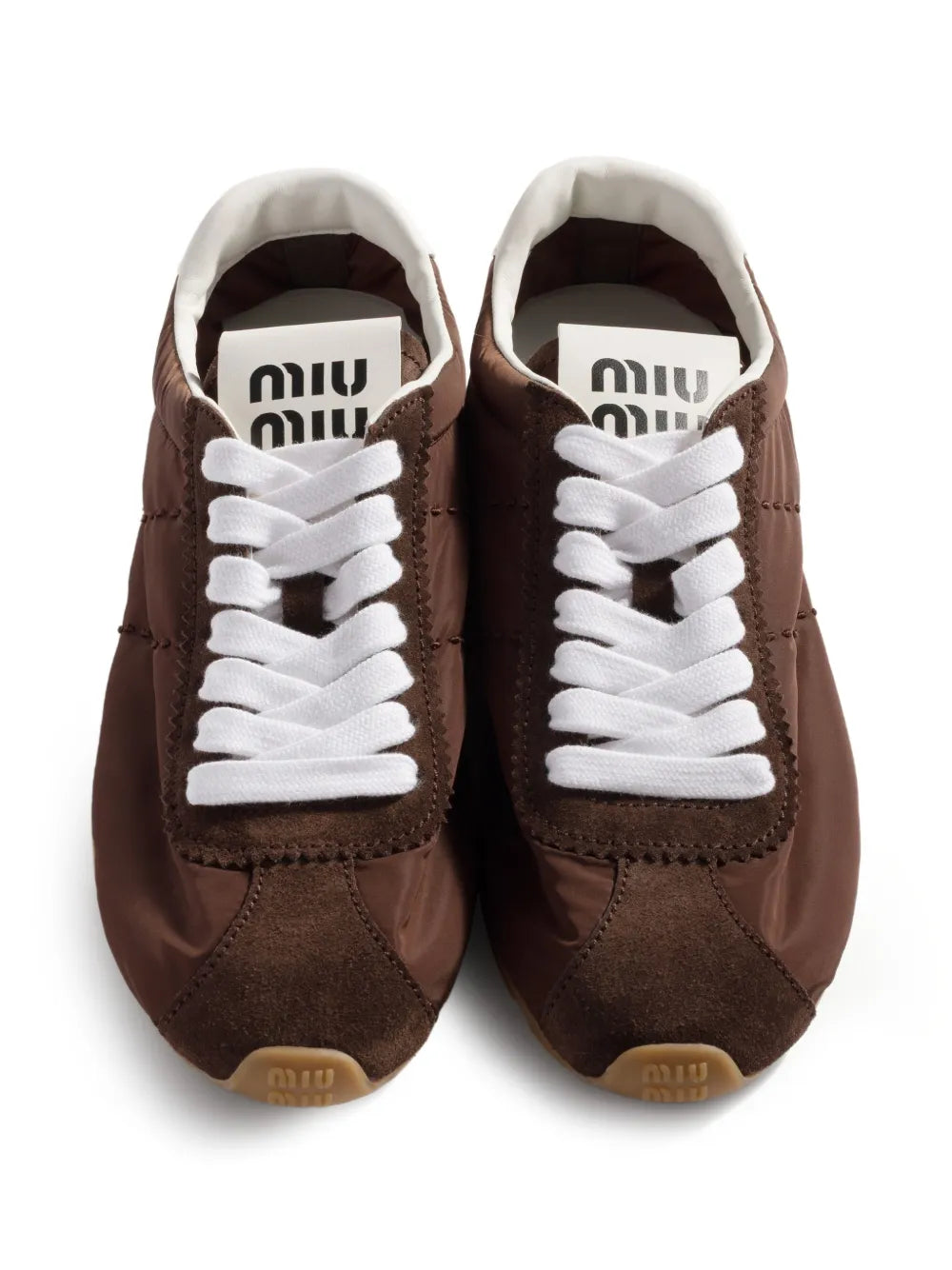 Miu Miu Plume Suede Trainers
