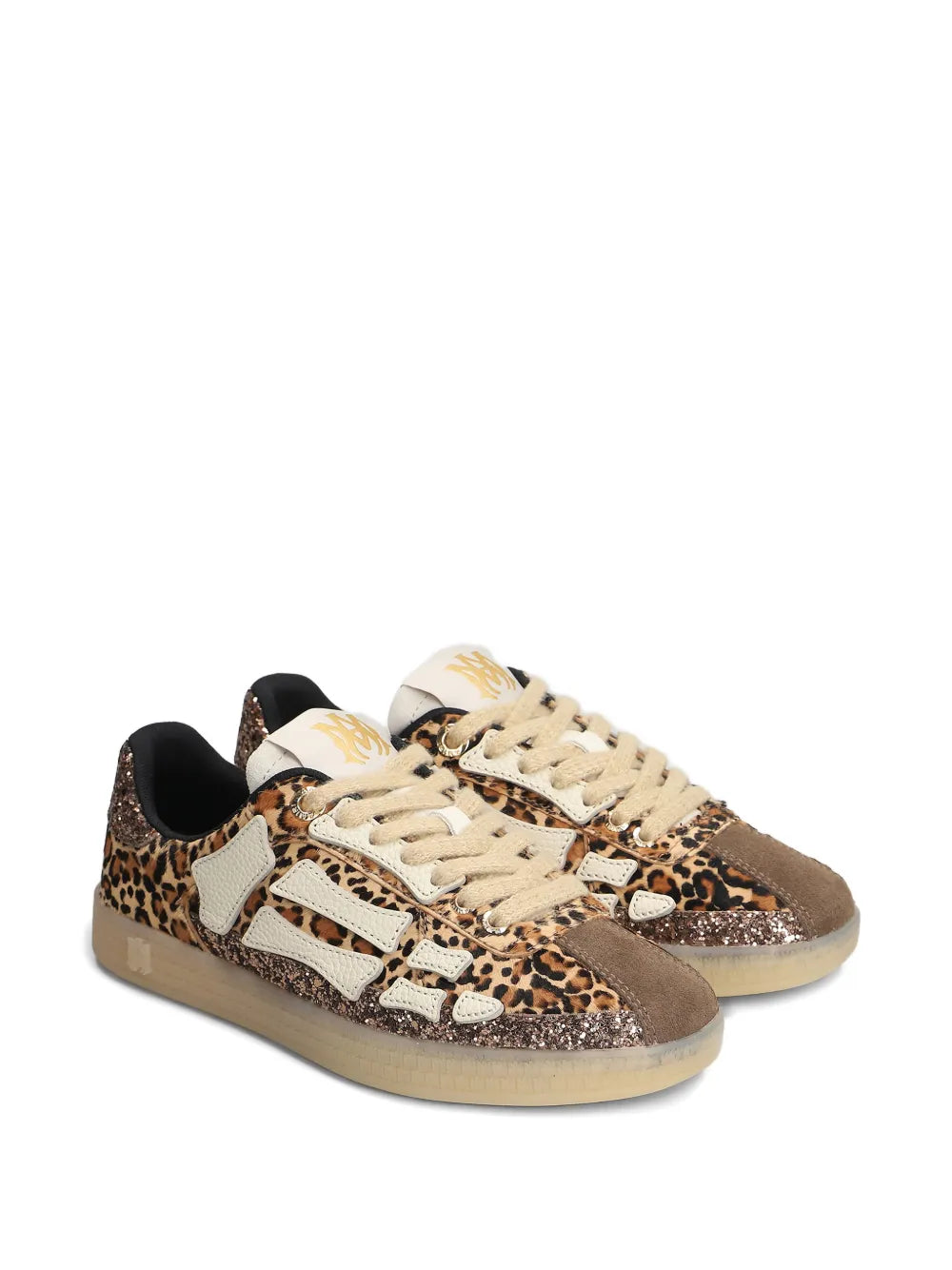 AMIRI Animal-Print Lace-Up