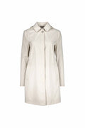 Women's Classic Pointed Collar Overcoat In Avorio