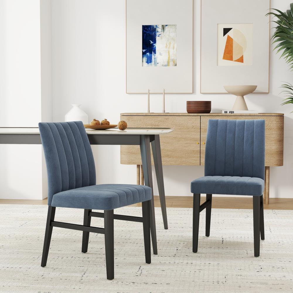 Modern Dining Side Chairs with Cushioned Seats