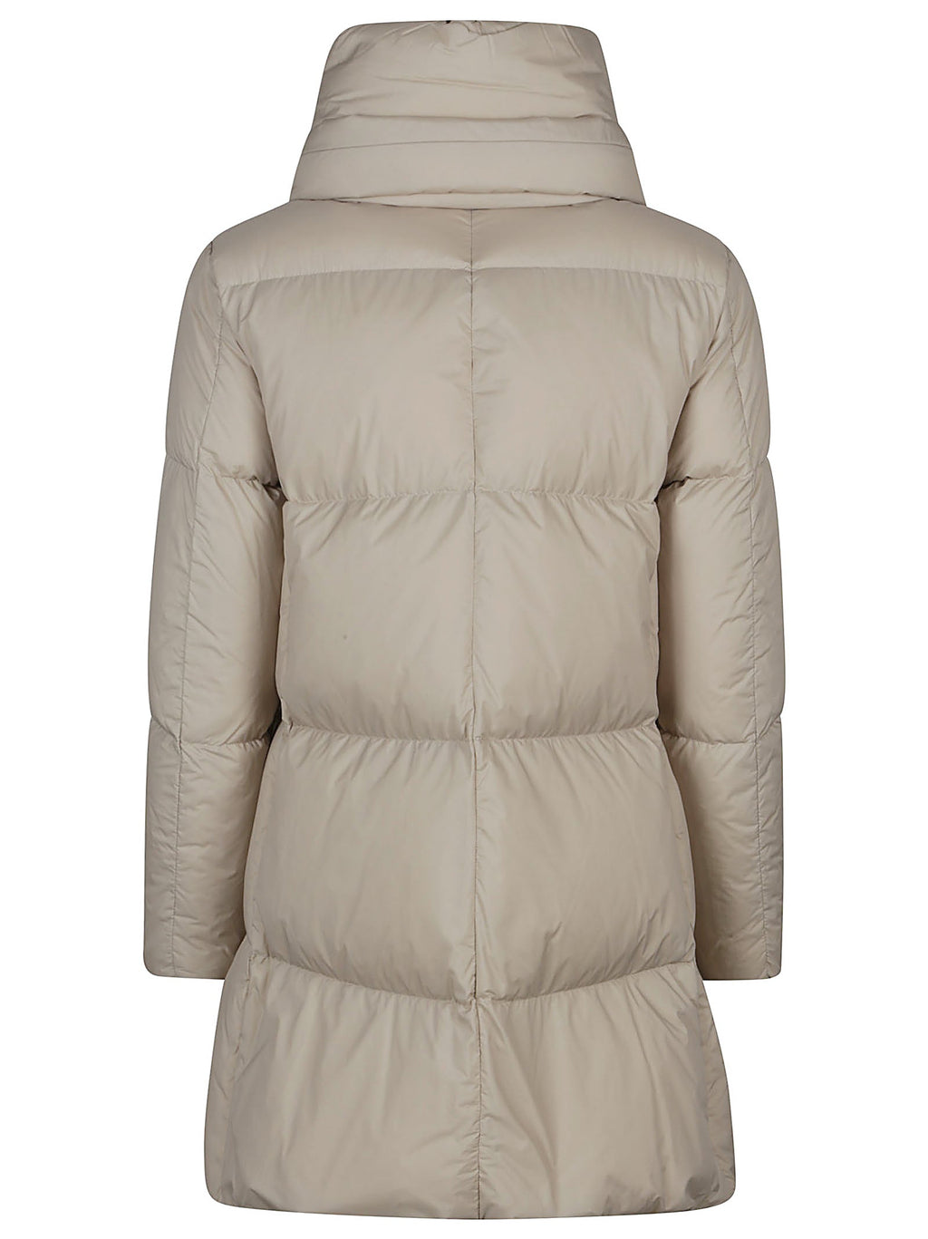 A-Shape Padded Down Jacket With High Collar