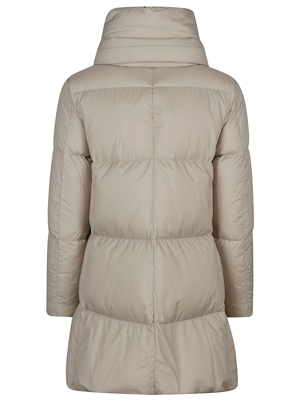 A-Shape Padded Down Jacket With High Collar