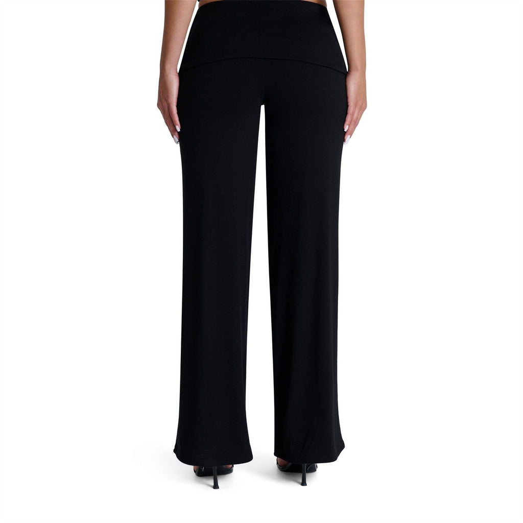 Naked Wardrobe Fold Over Wide Leg Pants