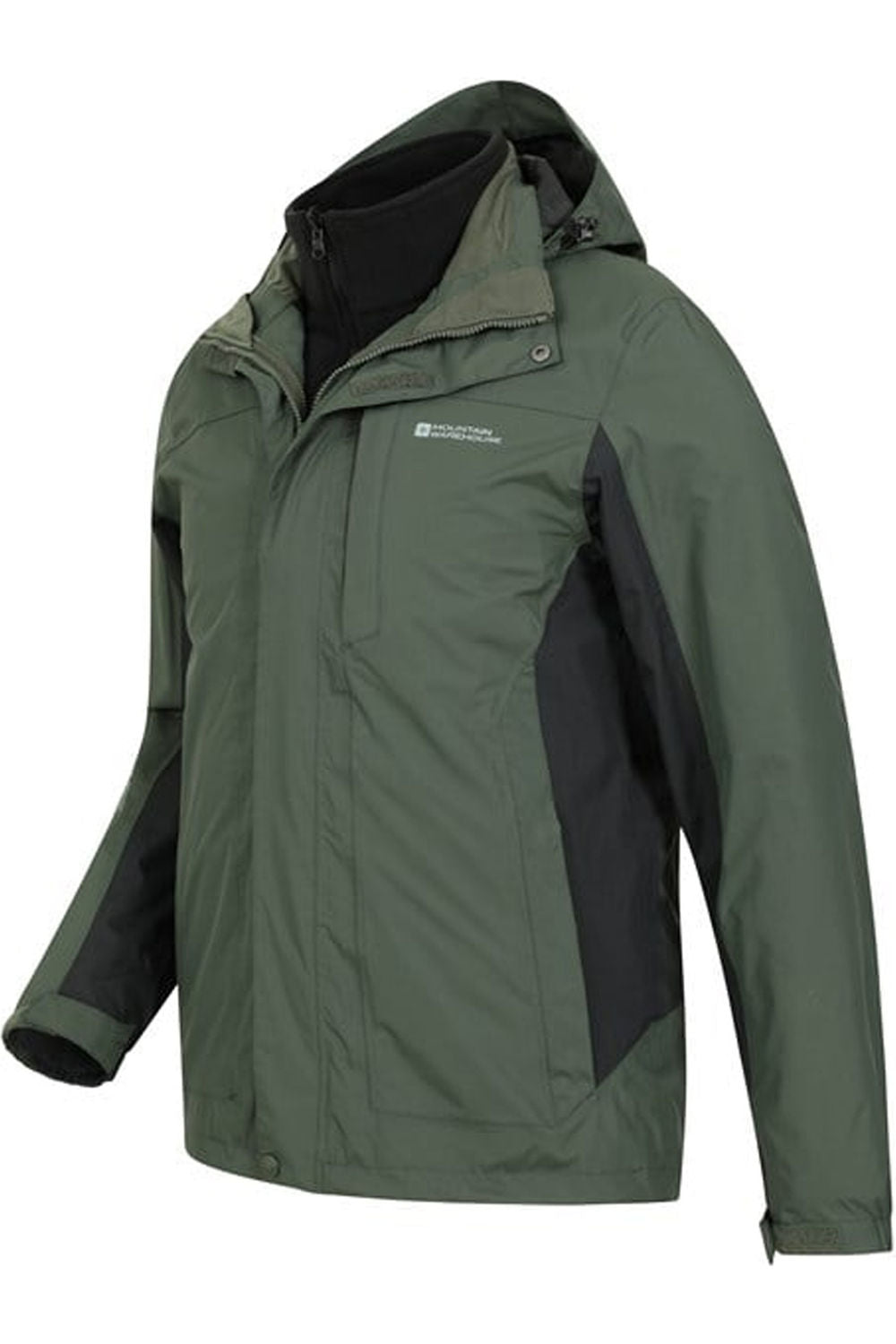 Mountain Warehouse Mens Thunderstorm 3 in 1 Waterproof Jacket