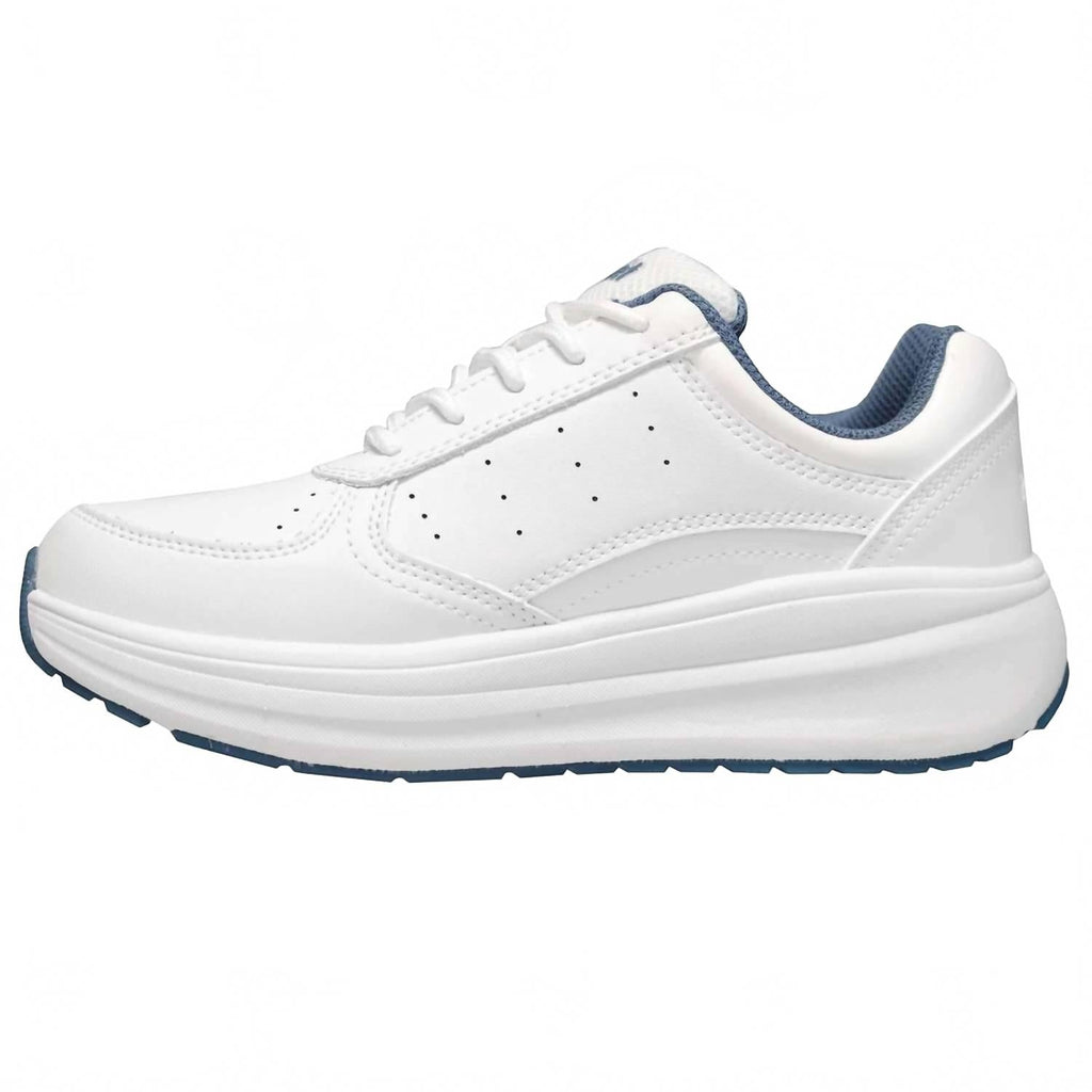 Women's Ultima Walking Shoes In White/denim