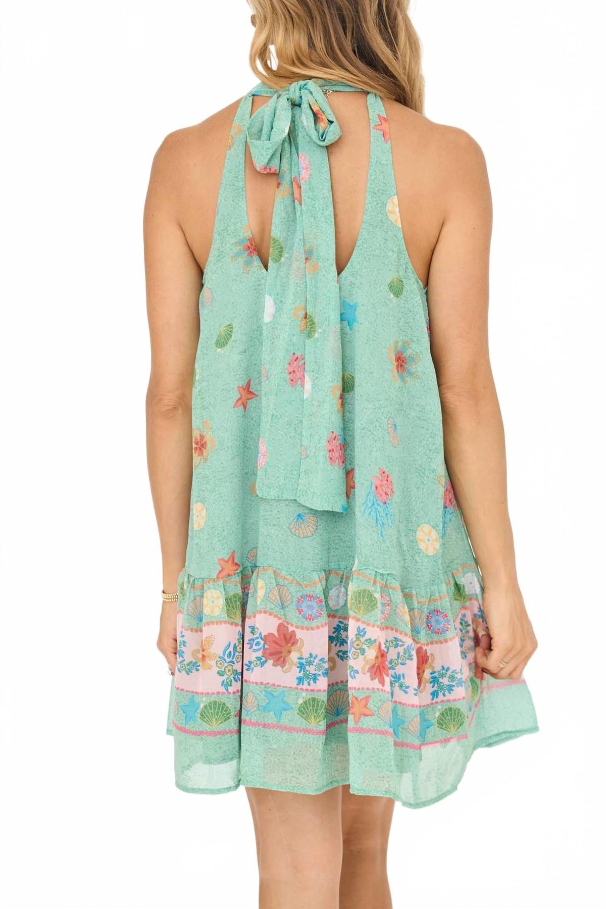 Summer Shell Dress In Mint