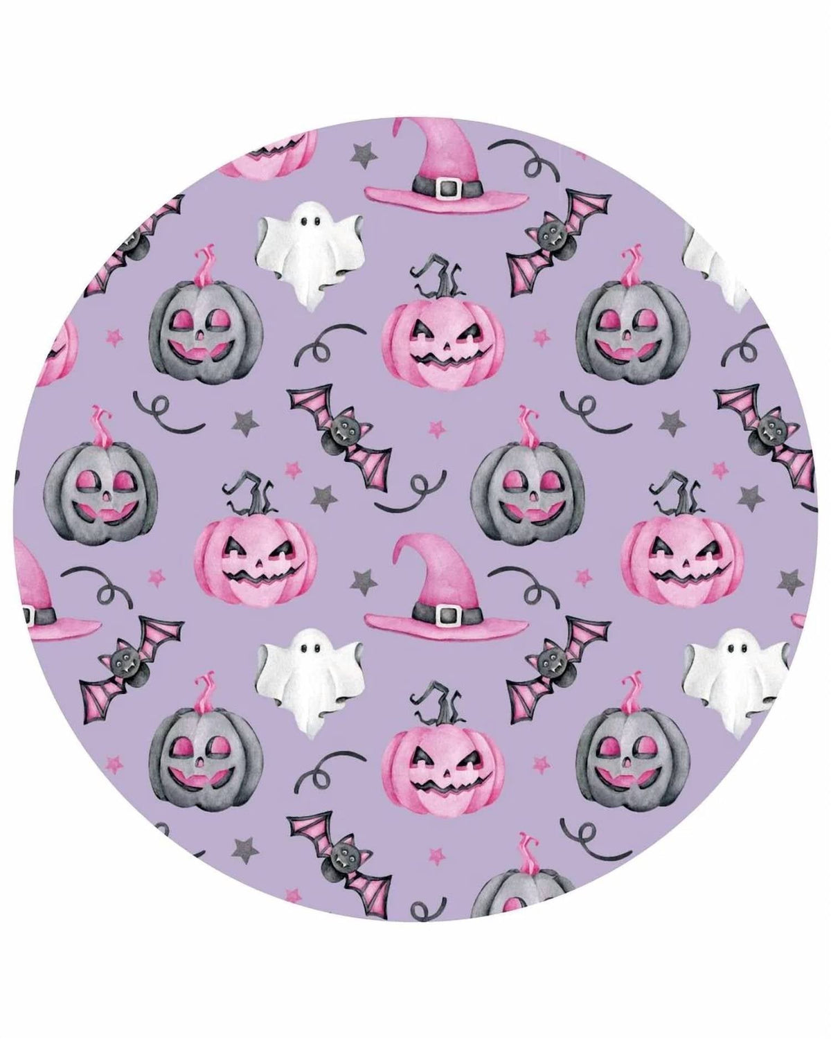 Girl's Audrey Halloween Twirl Dress In Purple
