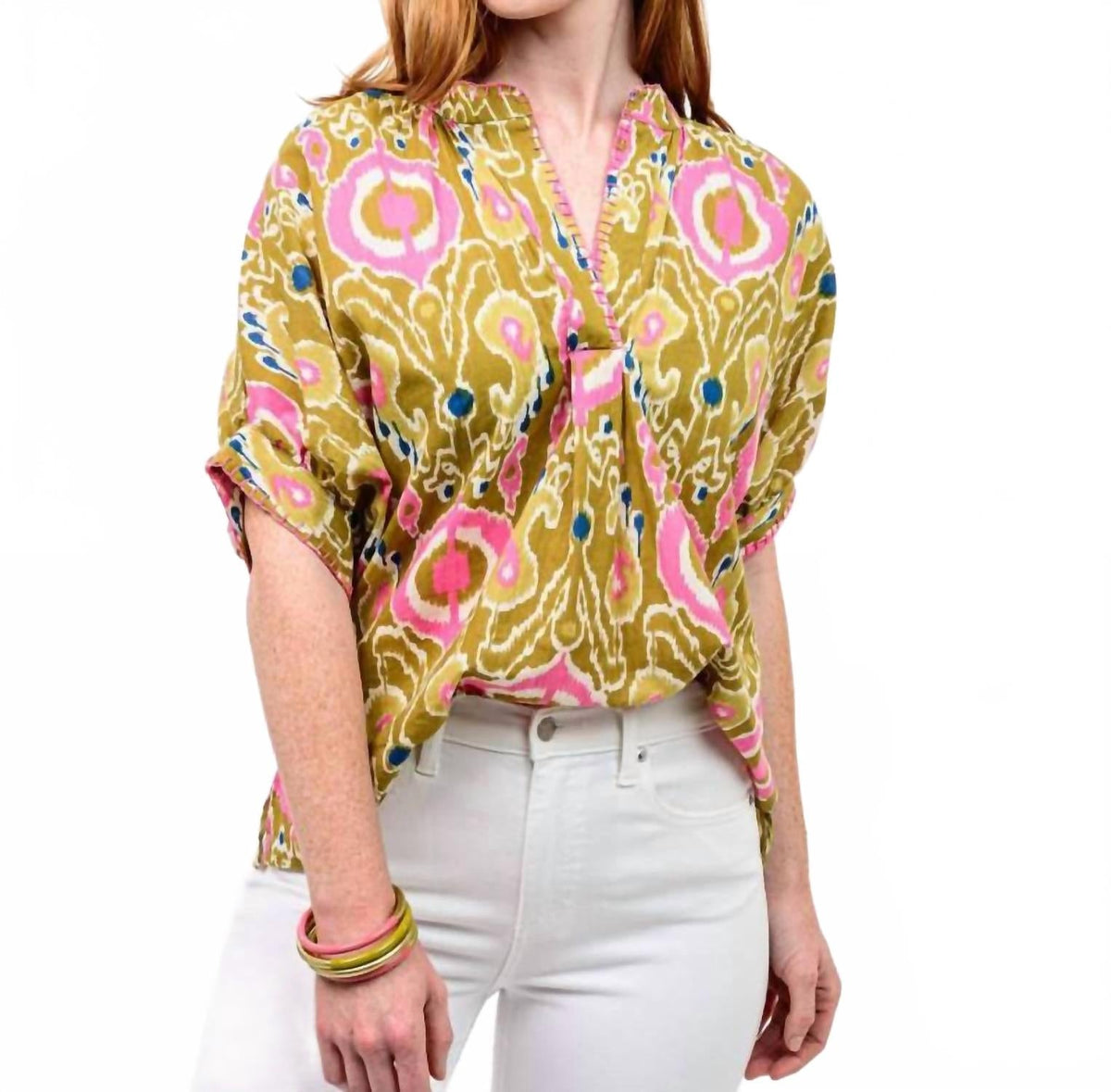 Fresh Pick Popover Top In Green