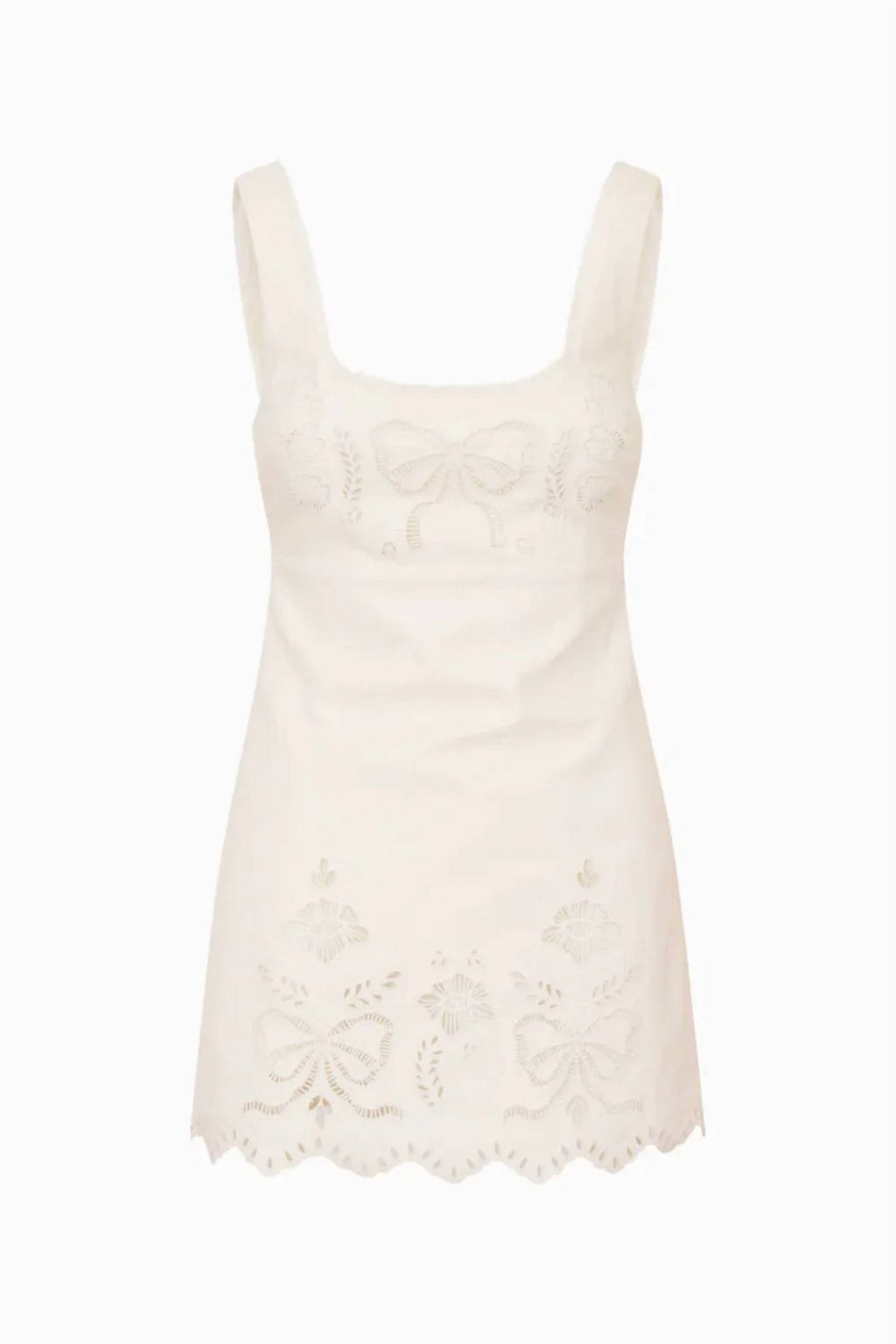 Fable Sleeveless Mini Dress In Moonbeam
