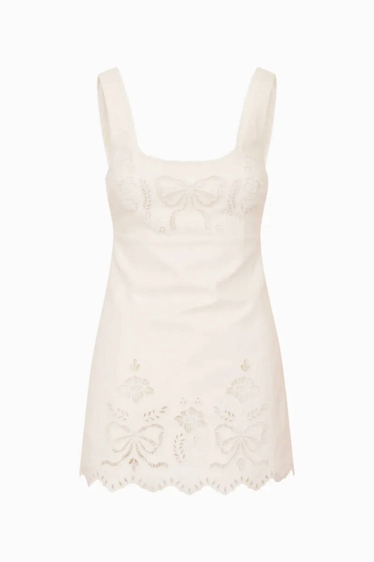 Fable Sleeveless Mini Dress In Moonbeam