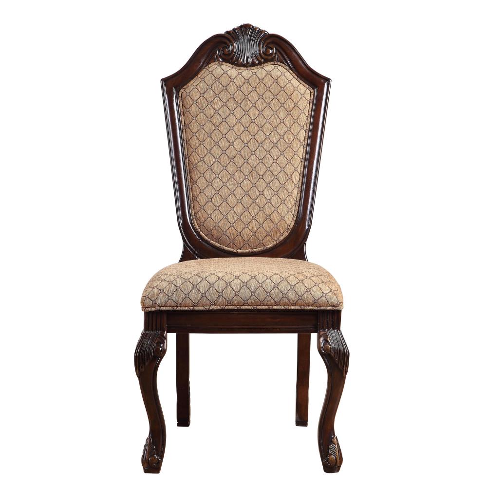 Traditional Dining Chairs with Welt-Trim Cushions