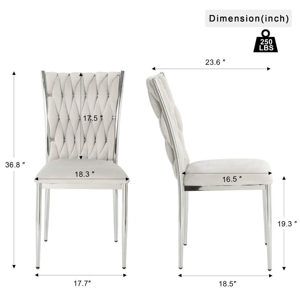 Stylish Upholstered Side Chairs