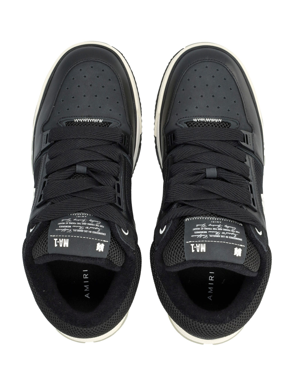 MA-1 Leather Mesh Sneakers