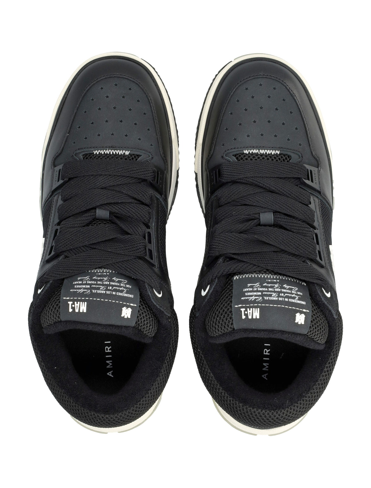 MA-1 Leather Mesh Sneakers