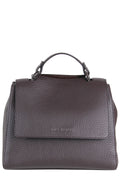 Grained Leather Small Handbag