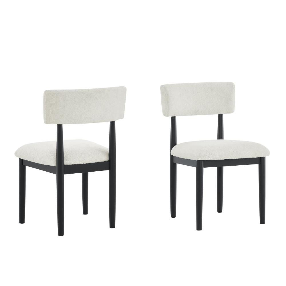 Contemporary Upholstered Side Chairs with Minimalist Design