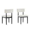 Contemporary Upholstered Side Chairs with Minimalist Design