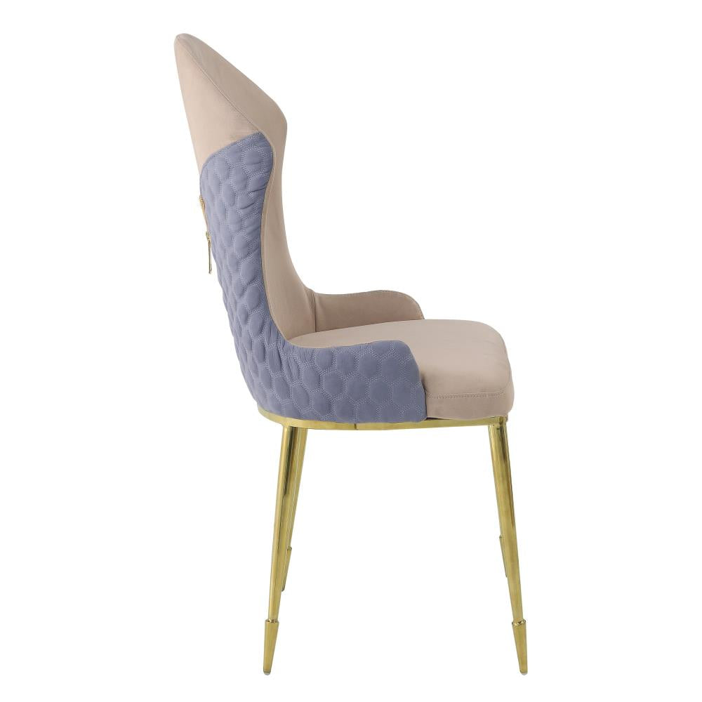 Upholstered Dining Chairs with Sloped Armrests