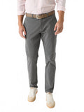 Flex Terry Comfort Stretch Chino Pants In Steel