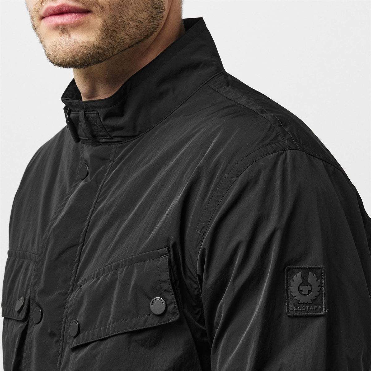 Belstaff Mens Service Fieldmaster Long Sleeve Field Jacket