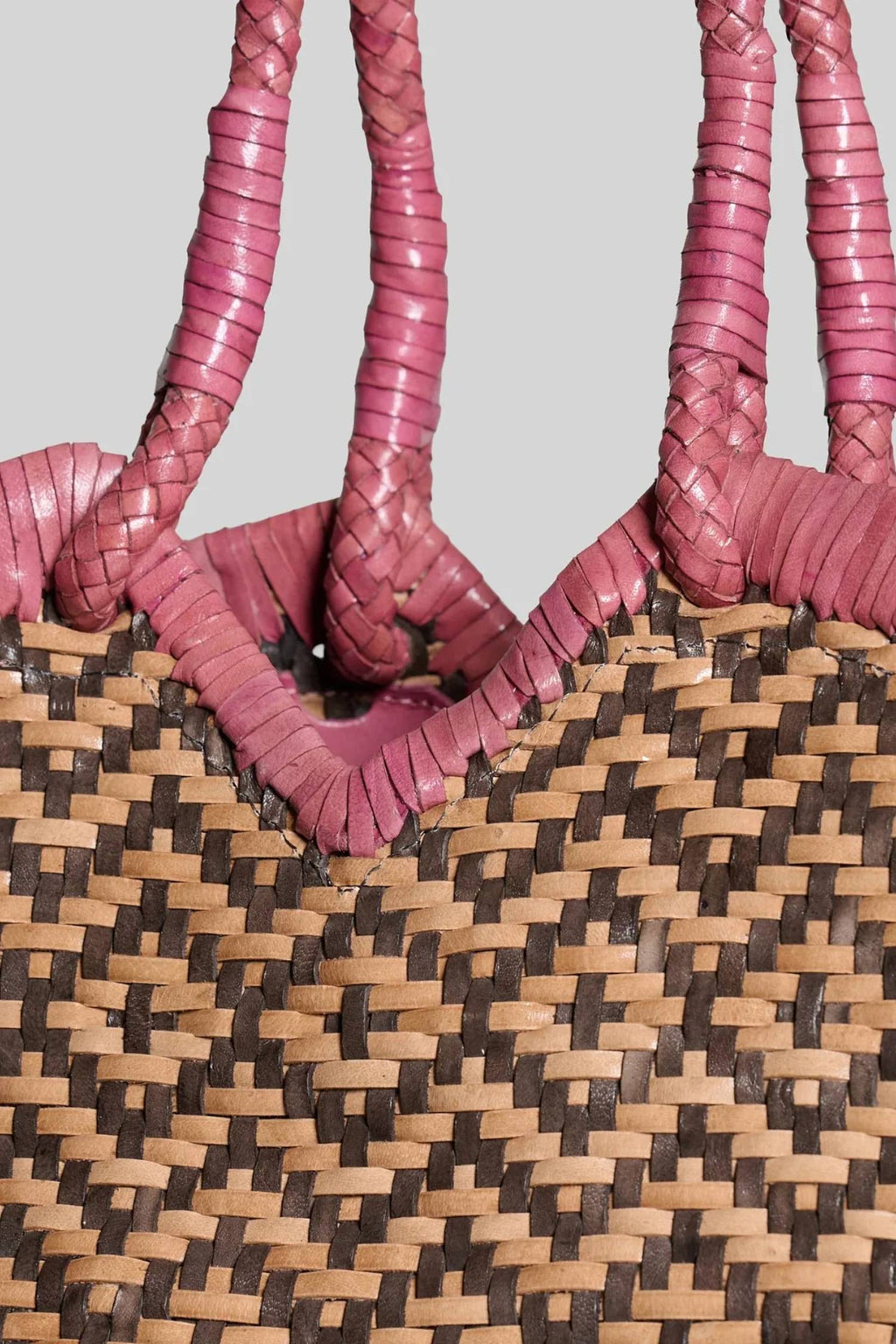 Women's Crudelia Tote Bag In Pink/natural/olive