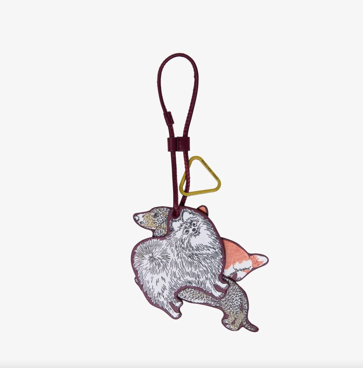Toutou Keychain In Grey