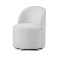 Contemporary Rotating Dining Chair with Upholstered Seating