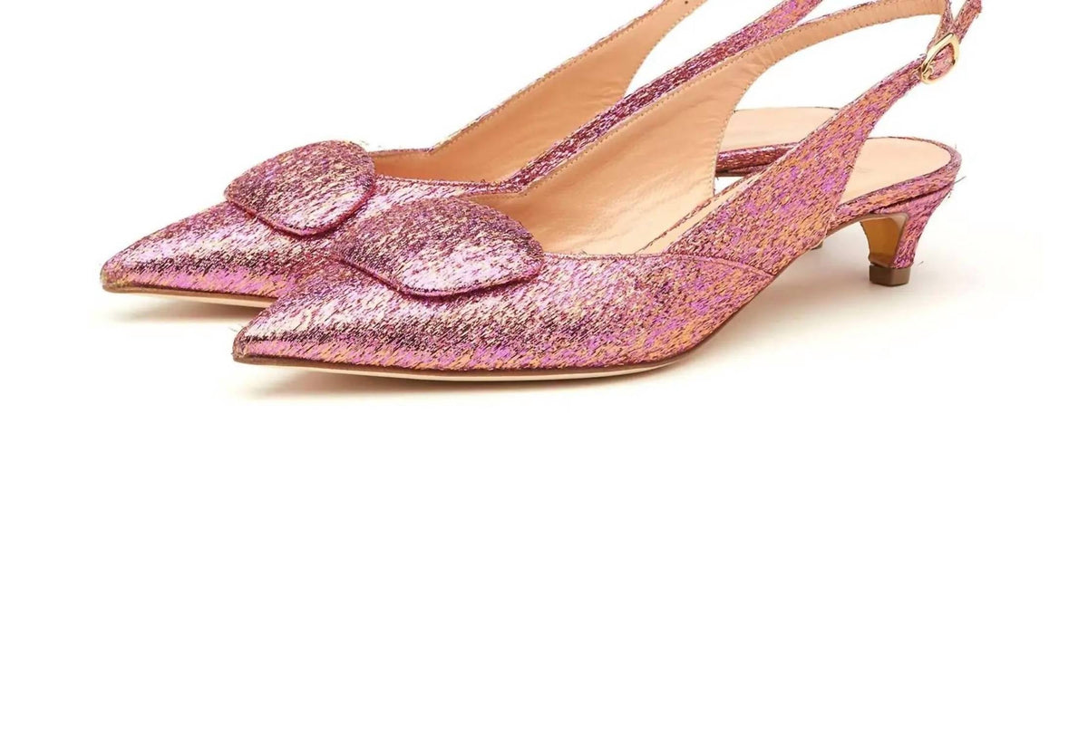 Women's Misty Sling Back Low-Heel Sandal In Pink