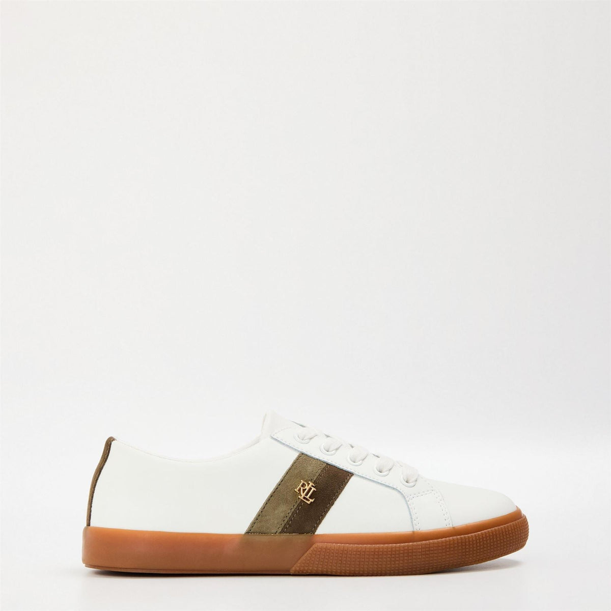 Lauren by Ralph Lauren Janson Leather Court Trainers
