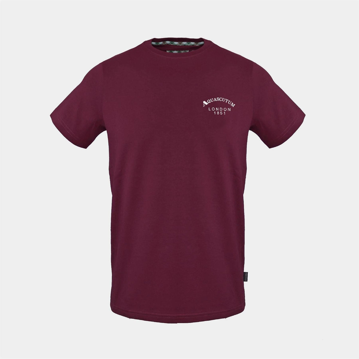 Aquascutum Wordmark Crew Neck Short Sleeve Regular Fit T-Shirt
