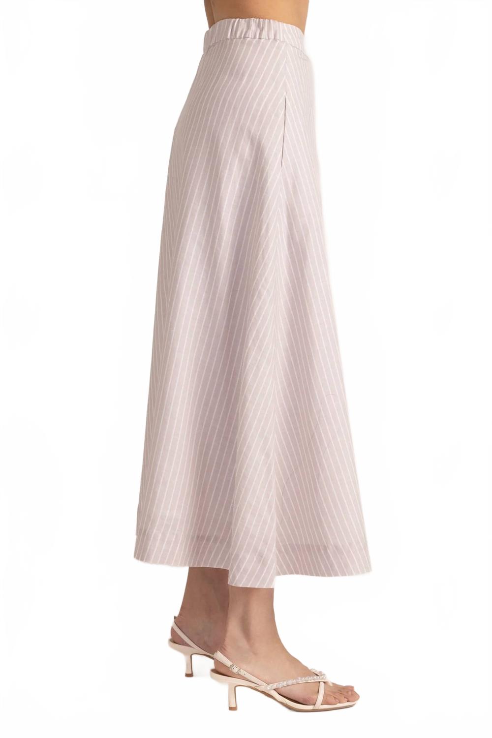 Marc Skirt In Sand Ticking